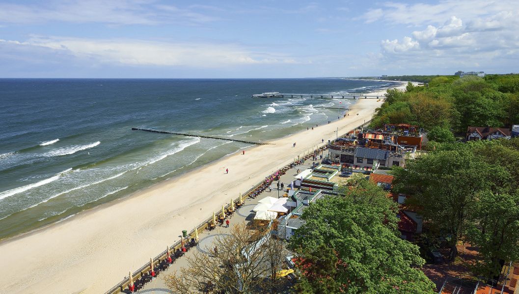 Strand an der polnischen Ostsee Kolberg